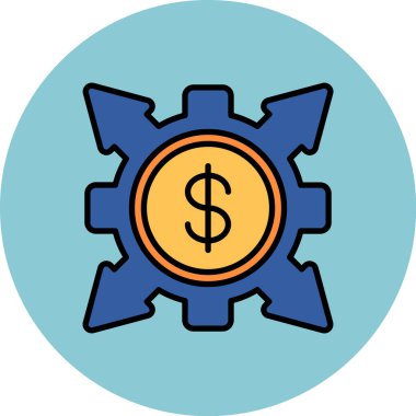 iş simgesi vektör illüstrasyonu