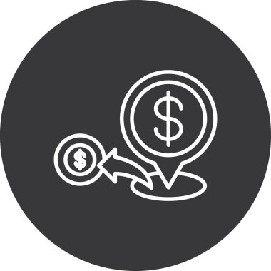 Vektör illüstrasyonu, silo simgesi basit simge