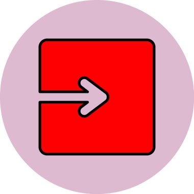 ok simgesi vektör illüstrasyonu