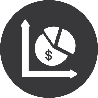 Dolar haritası vektör simgesi. biçim düz bicolor ve gri arkaplan, yuvarlak açılar, beyaz arkaplan.