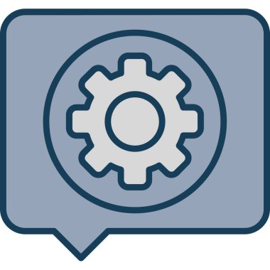 Teçhizat Web simgesi basit illüstrasyon