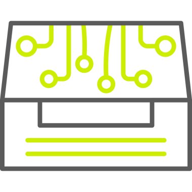 Bilgisayar. Web simgesi basit illüstrasyon