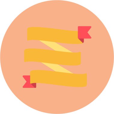 Kurdele. Web simgesi basit illüstrasyon