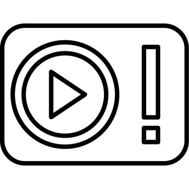 Kamera simgesi, vektör illüstrasyonu