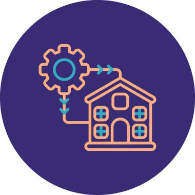 seo modern simgesinin vektör illüstrasyonu