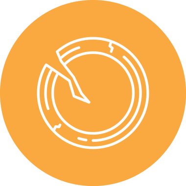 ok simgesi, vektör illüstrasyonu