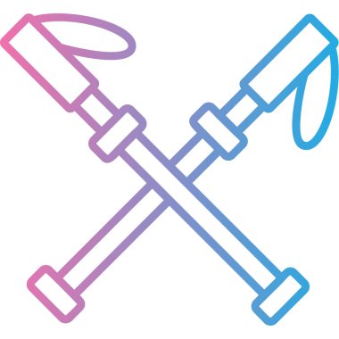 Çekiç ikonu vektör illüstrasyonu