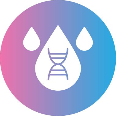 damla simgesi, vektör illüstrasyonu