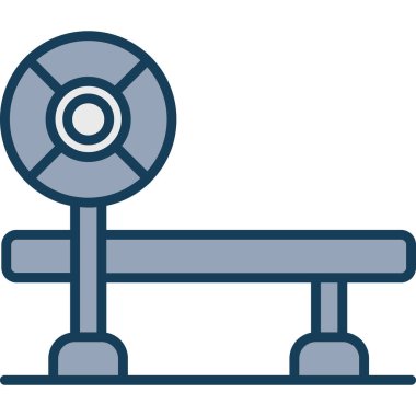 Bir bisiklet simgesinin vektör illüstrasyonu