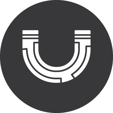 mıknatıs simgesi vektör çizimi