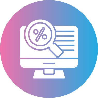 Analiz veri analiz simgesi - ana hatlar biçimi