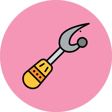 Yapı simgesi, vektör illüstrasyonu