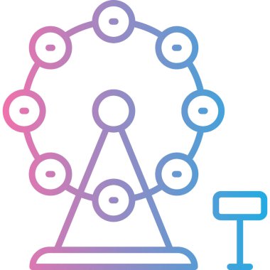 Modern eğitim ikonunun vektör illüstrasyonu