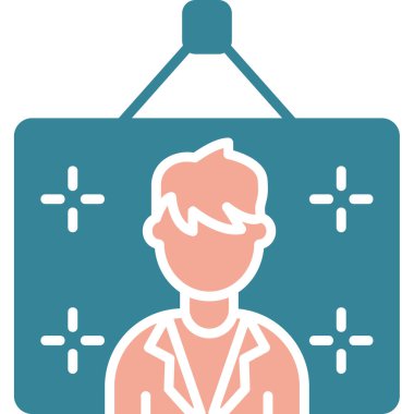 iş simgesi vektör illüstrasyonu