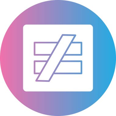 Modern simgenin vektör illüstrasyonu