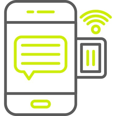 Cep telefonu. Web simgesi