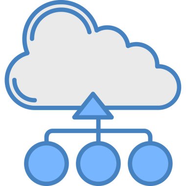 bulut hesaplama ağı simgesi