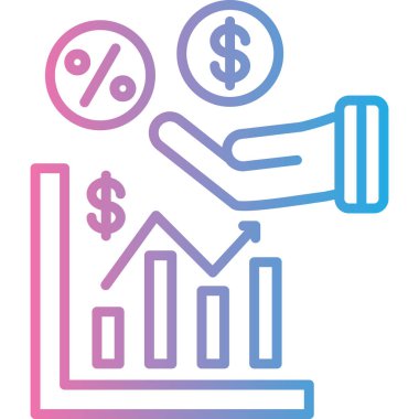 iş büyüme grafik simgesi