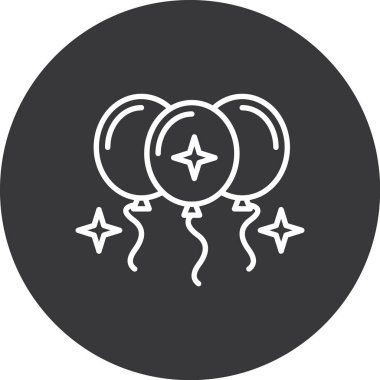 Modern simgenin vektör illüstrasyonu