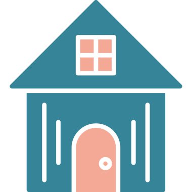 Ev simgesinin vektör illüstrasyonu