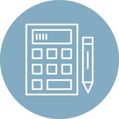 hesap makinesi, vektör, illüstrasyon, açık, beyaz