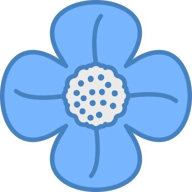 Çiçek. Web simgesi basit tasarım