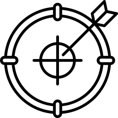 Pusula. Web simgesi basit illüstrasyon