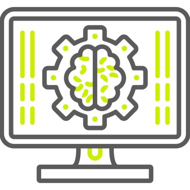 Bir beyin vektör çizim