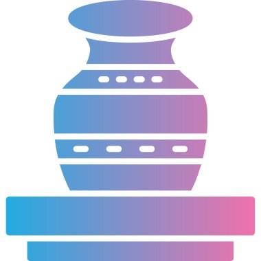 Bir mum simgesinin vektör illüstrasyonu