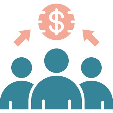 İş vektör simgesi. biçim düz bicolor ve yuvarlak sembol, yumuşak açılar, yuvarlak açılar, beyaz arkaplan