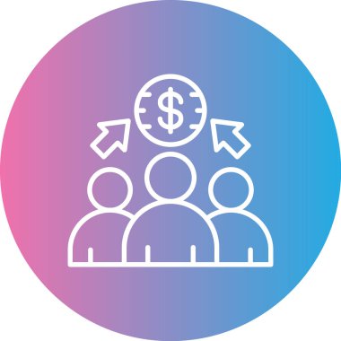 İnsan simgesinin vektör illüstrasyonu