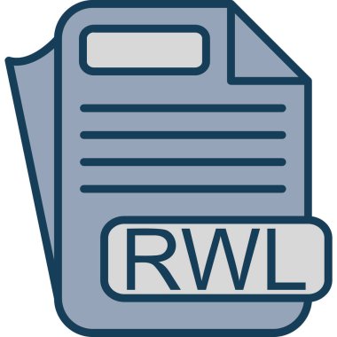 Belge. Web simgesi basit illüstrasyon