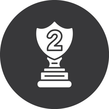 kupa simgesi vektör illüstrasyonu