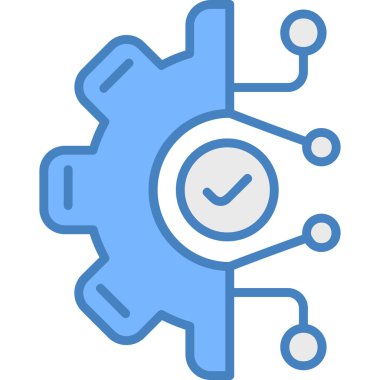 Saat. Web simgesi basit illüstrasyon