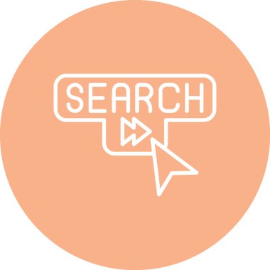 arama web simgesi basit tasarımı