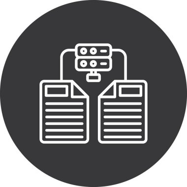 Kolayca düzenleyebilen ve düzenleyebilen Veritabanı Vektörü simgesi