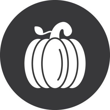 vektör kabak simgesi çizimi