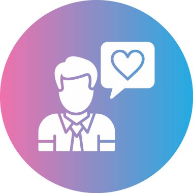 İnsanların vektör illüstrasyon simgesi, erkek, kadın