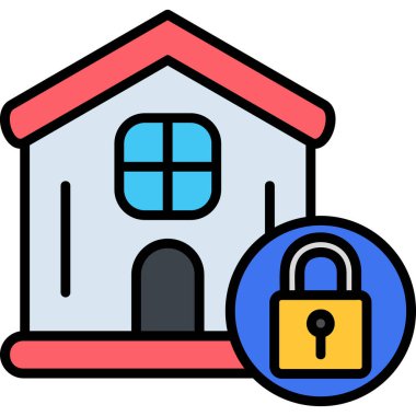 ev evi simgesi dosya ana hatları biçiminde