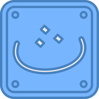 Gülümseme simgesi, basit tasarım