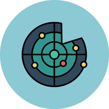 Pusula simgesi vektör resimlemesi