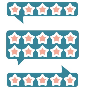 Yıldız düz vektör simgesi