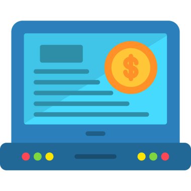 para ve dizüstü bilgisayar vektör çizimi tasarımı