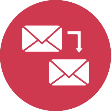 zarf simgesi vektör illüstrasyonu