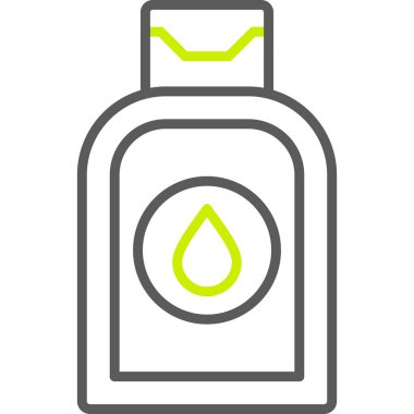 Şişe. Web simgesi basit illüstrasyon