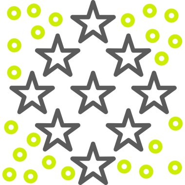 yıldız simgesi vektör illüstrasyonu