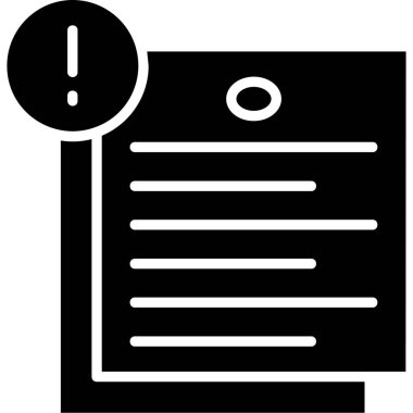 belge dosya vektör illüstrasyonu