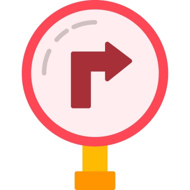 trafik işareti. vektör çizim