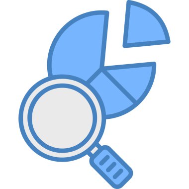 Büyüteç. Web simgesi basit tasarım