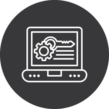 seo modern simgesinin vektör illüstrasyonu